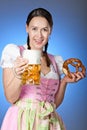 Bier & Brezn Royalty Free Stock Photo