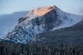 Hallett Peak - Rocky Mountain National Park Royalty Free Stock Photo