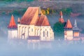 Biertan, Sibiu: Fortified church of the city, Transylvania, Romania Royalty Free Stock Photo