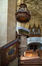 Interior of the fortified evangelical church, Biertan, Transylvania, Romania