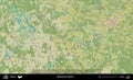 Biesankovicy District outlined, Belarus. Topographic Humanitarian Royalty Free Stock Photo