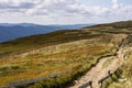 Bieszczady National Park in Poland. Royalty Free Stock Photo