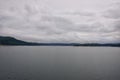 Bieszczady, a view of the artificial Solina lake, a Polish tourist attraction.