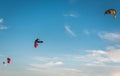 Big air jumping kitesurfing in Balneario, Tarifa Spain kitesurf kiteloop jump GKA Kite World Tour location sunset session Beto