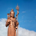 Awesome shiva statue mauritius Royalty Free Stock Photo