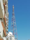 Big Antenna against the sky