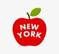 The big apple, New York City symbol