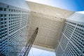 The Big Arch at La Defense district in Paris - CITY OF PARIS, FRANCE - SEPTEMBER 4. 2023