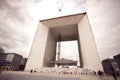 Big arch in Paris near La Defense