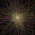 Big Bang explosion - futuristic ravel