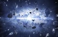 Big Bang Explosion - Time Warp In Universe Royalty Free Stock Photo