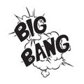 Big Bang text Royalty Free Stock Photo