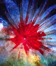 Big bang theory explosion Royalty Free Stock Photo