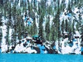 Big Bear Lake Cabins After A Heavy Snowfall