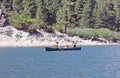 Big Bear Lake: Canoeing Royalty Free Stock Photo