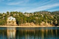 Big Bear Lake in the Southern California mountains Royalty Free Stock Photo