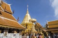 Big beautiful golden pagoda of Wat Phra That Doi Suthep