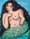 Big beautiful mermaid