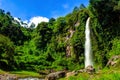 Big Beautiful nature Waterfall in Bandung Indonesia Royalty Free Stock Photo