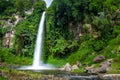 Big Beautiful nature Waterfall in Bandung Indonesia Royalty Free Stock Photo