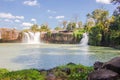 Big beautiful waterfall Royalty Free Stock Photo