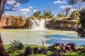 Big beautiful waterfall Royalty Free Stock Photo