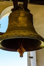 Big bell on the bell tower of church Royalty Free Stock Photo