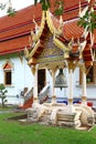 Big bell of a buddhist temple, Thailand Royalty Free Stock Photo