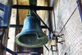 Big bell on top of Giralda tower, Sevilla Royalty Free Stock Photo