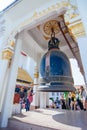 Big bell at Wat Kanlayanamit