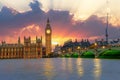 Big Ben architecture in London Royalty Free Stock Photo