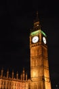 Big Ben Elizabeth Tower London night view