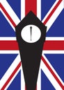 Big Ben Flag Royalty Free Stock Photo