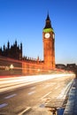 Big Ben and house of parliament at twilight, London Royalty Free Stock Photo