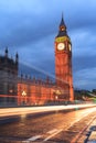 Big Ben and house of parliament at twilight Royalty Free Stock Photo