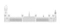Big Ben and House of Parliament vector illustratio