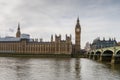 Big Ben and the house of Parliaments in London Royalty Free Stock Photo