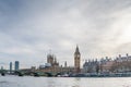 Big Ben and the house of Parliaments in London Royalty Free Stock Photo