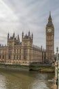 Big Ben and the house of Parliaments in London Royalty Free Stock Photo