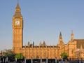 Big Ben and the Houses of Parliament in London, UK Royalty Free Stock Photo
