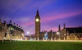 Big Ben and Houses of parliament at twilight Royalty Free Stock Photo