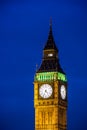 Big Ben and Houses of parliament at twilight Royalty Free Stock Photo