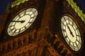 Big Ben Illuminated At Night, London, England Royalty Free Stock Photo