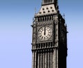 Big Ben, London, 12 o'clock Royalty Free Stock Photo