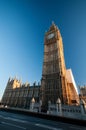 Big Ben London blue sky