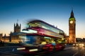 Big Ben and London Bus Royalty Free Stock Photo