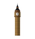 Big ben london city isolated icon Royalty Free Stock Photo