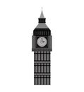 Big ben london city isolated icon Royalty Free Stock Photo