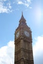 The Big Ben in London, England. Sightseeing, Holiday-2 Royalty Free Stock Photo