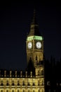 Big Ben, London, England, UK, Europe, at night Royalty Free Stock Photo